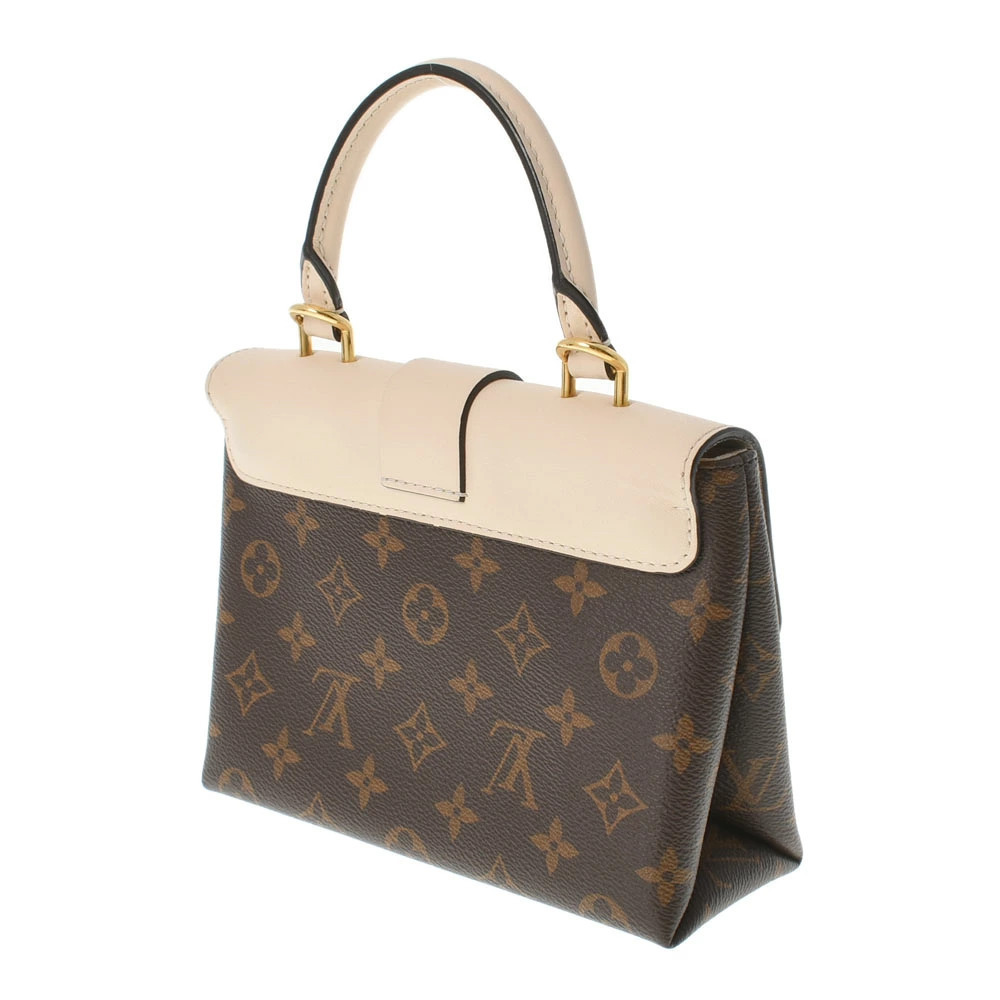 Louis Vuitton Cream Monogram Bag Canvas Locky Cream